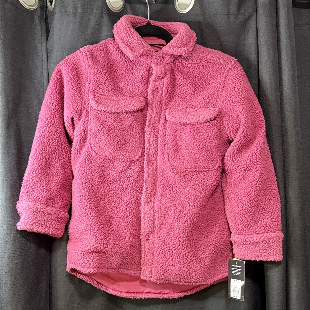 art class Pink Fleece Kids Jacket size 5